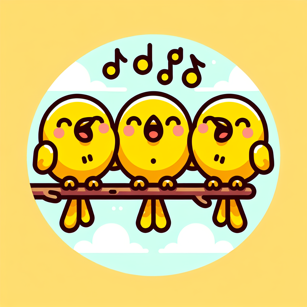 Singing Canary Chorus Paint By Diamonds