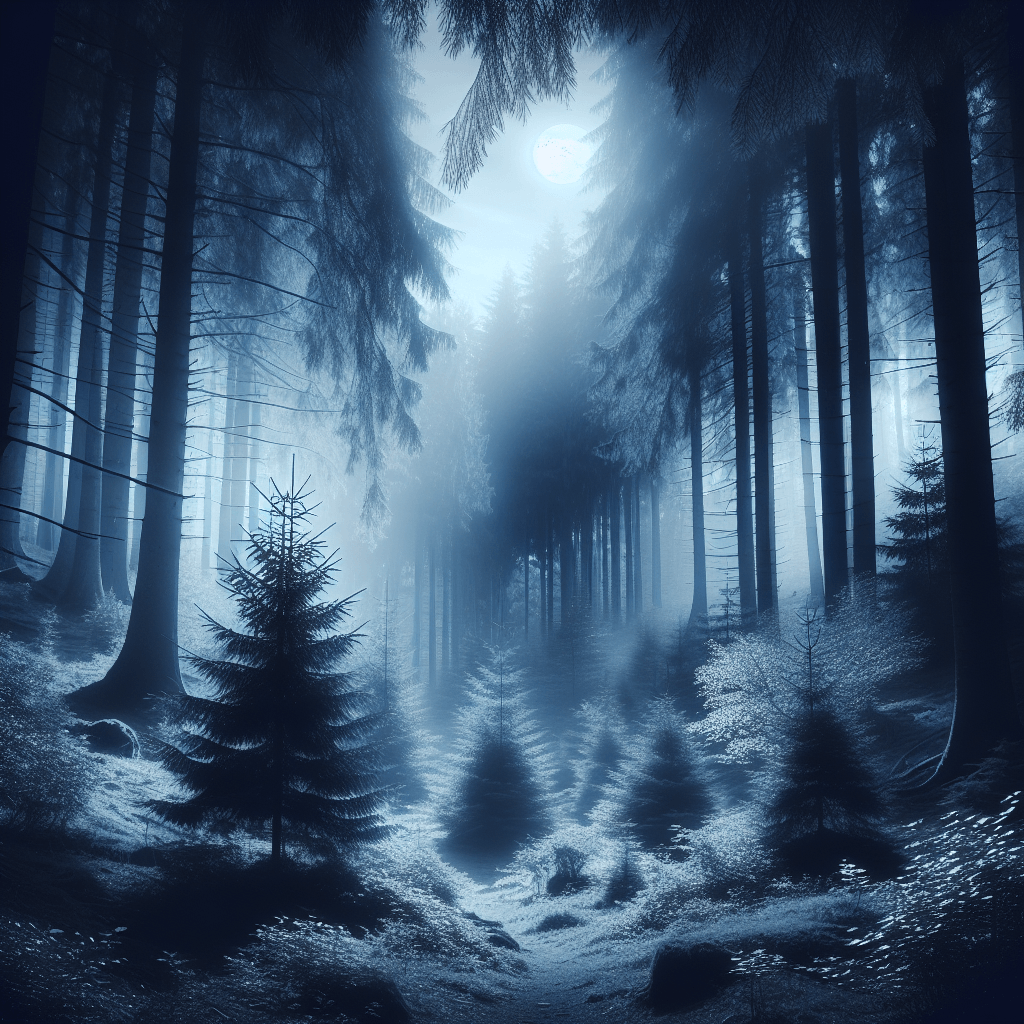 Enchanted Moonlit Forest Diamonded Painting Kits