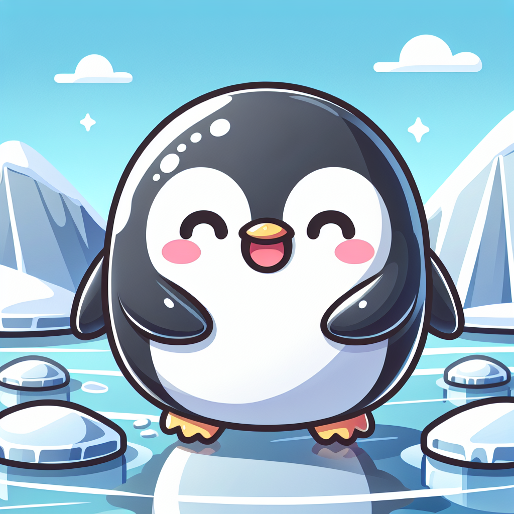 Puffy Penguin DIY Paint By Diamonds