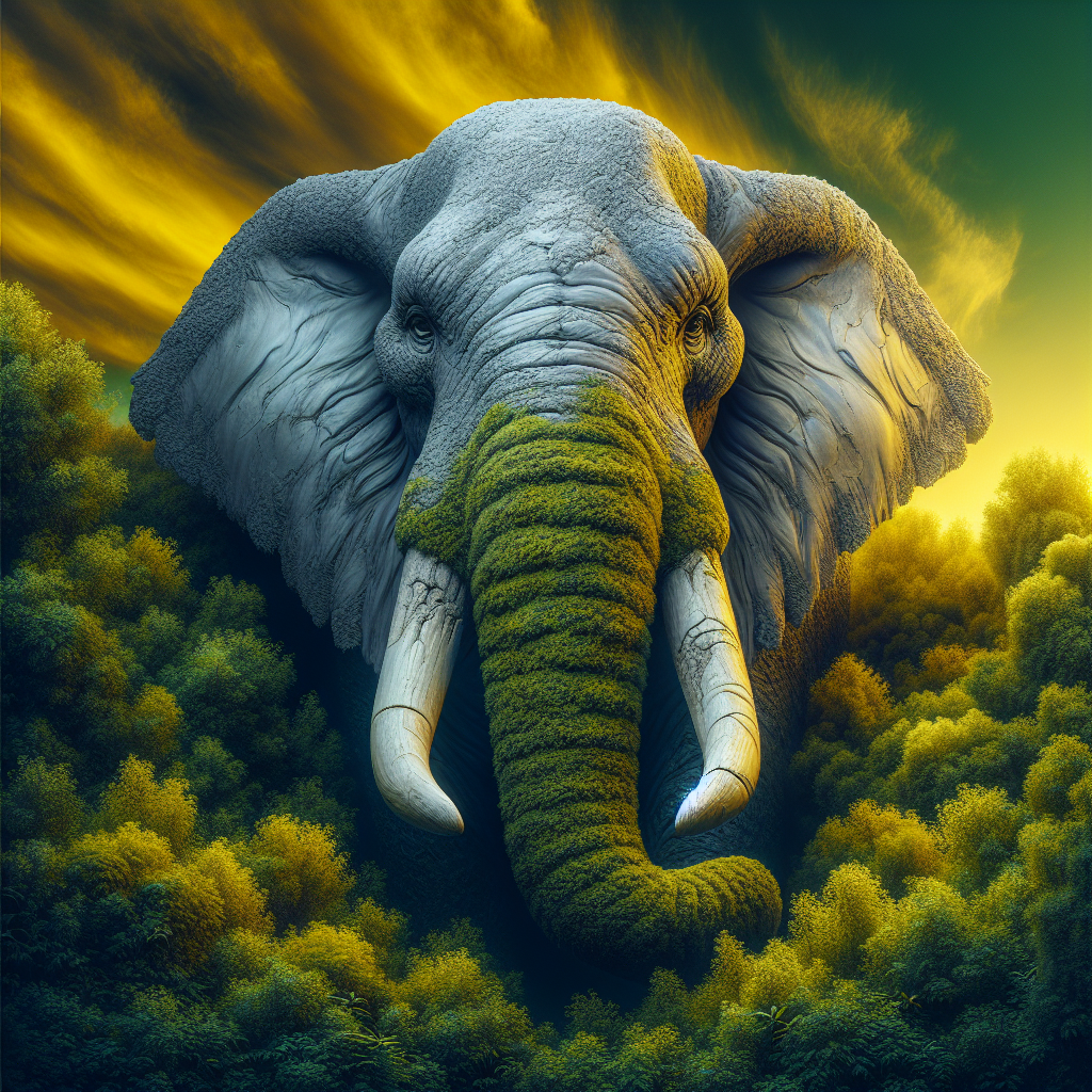 Majestic Elephant Encounter Painting By Diamonds Kit