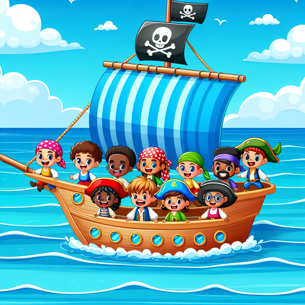 Sailing With Pirate Pals Diamonded Painting Kits