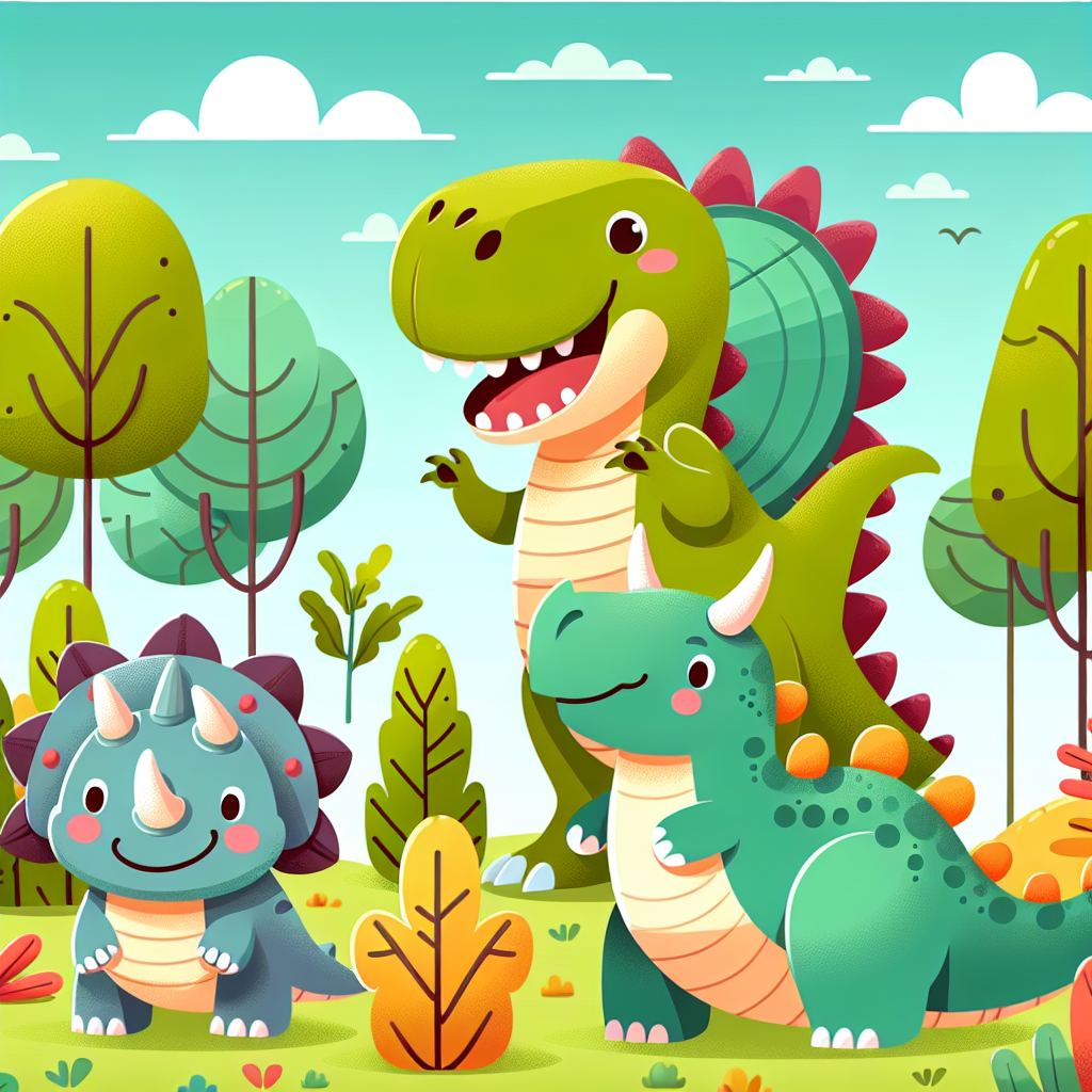 Silly Dinosaur Family Paint By Diamonds Kits