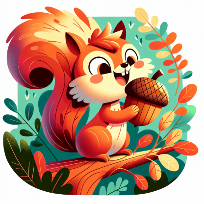 Brave Squirrel Diamonded Painting Kits