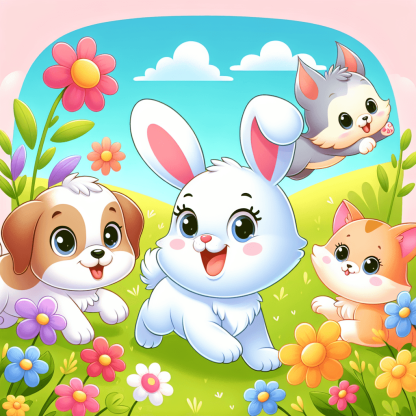 Cute Critter Adventures Paint By Color