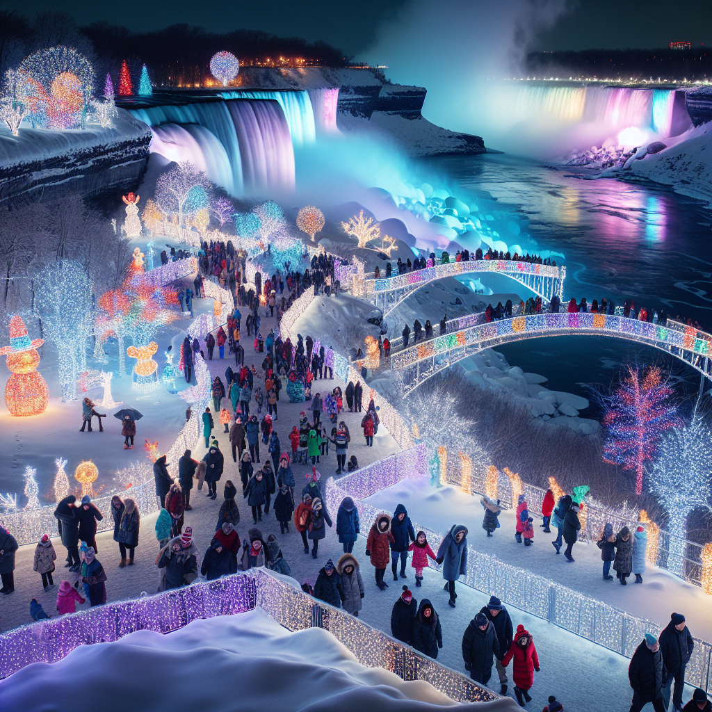 Winter Festival Of Lights - Canada Paint By Diamonds Kits