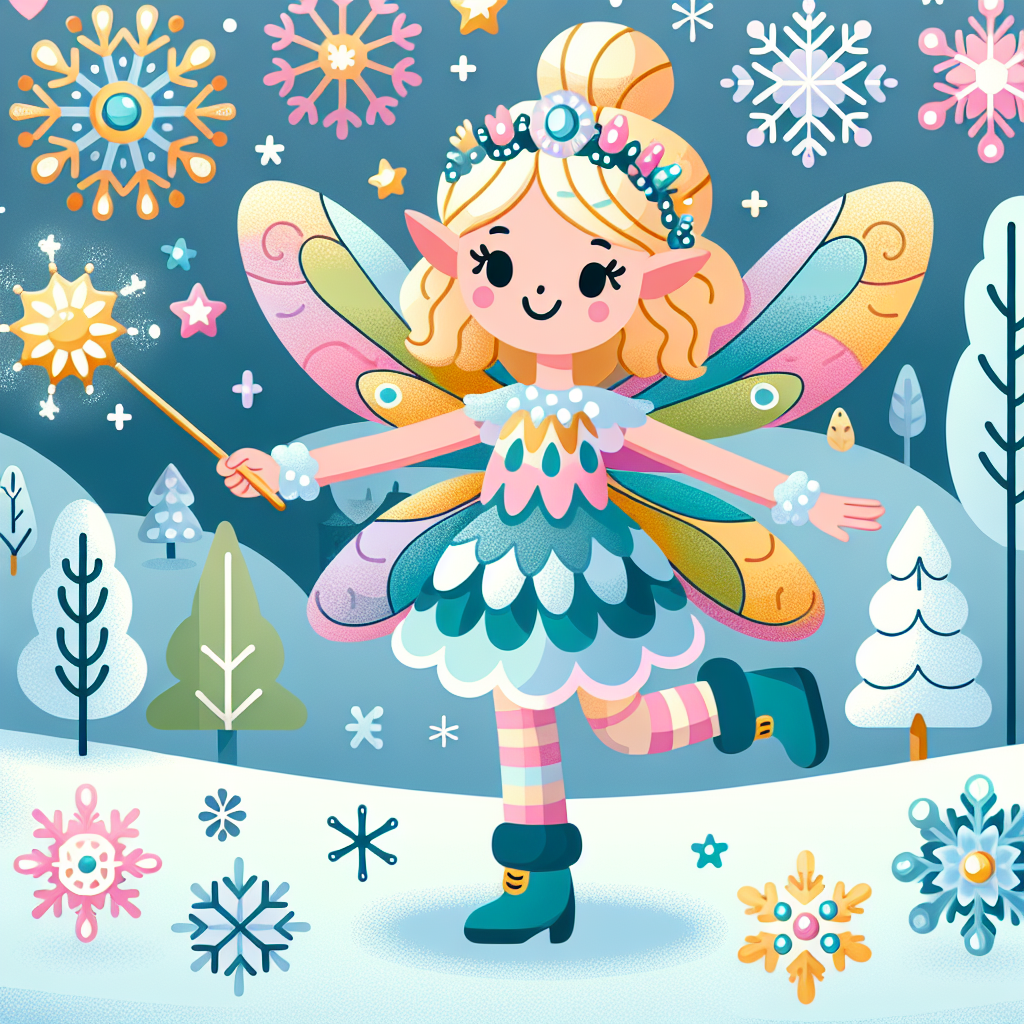 Snowflake Fairy's Winter Paint By Diamond