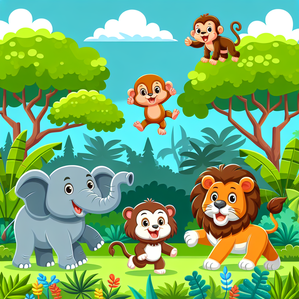 Adventure In Jungle Safari Diamonded Painting Kits