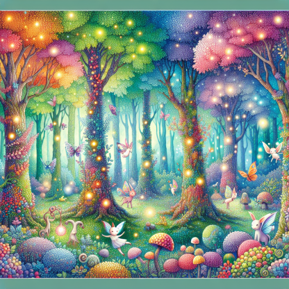 Magical Forest Adventures Diamonded Painting Kits