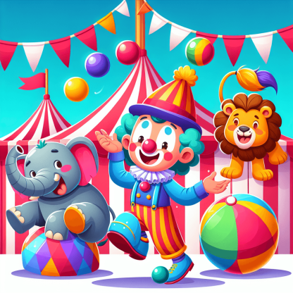 Whimsical Circus Adventures Diamond Painting