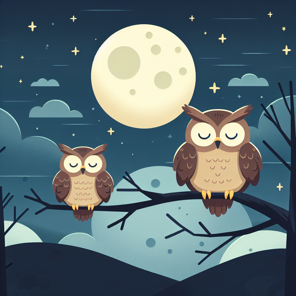 Moonlit Owl Watch Diamonded Painting Kits