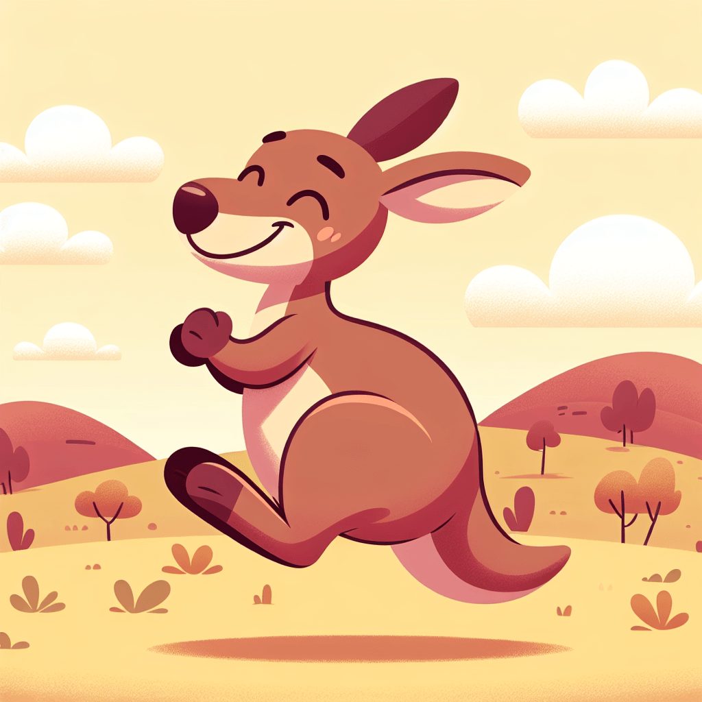 Joyful Kangaroo Paint By Diamonds Art