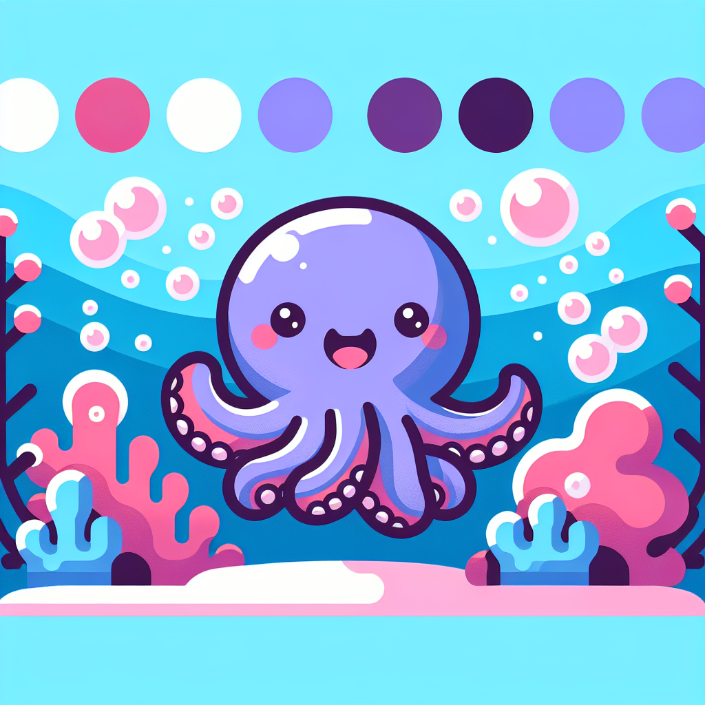 Cute Octopus Painting Diamond Kit