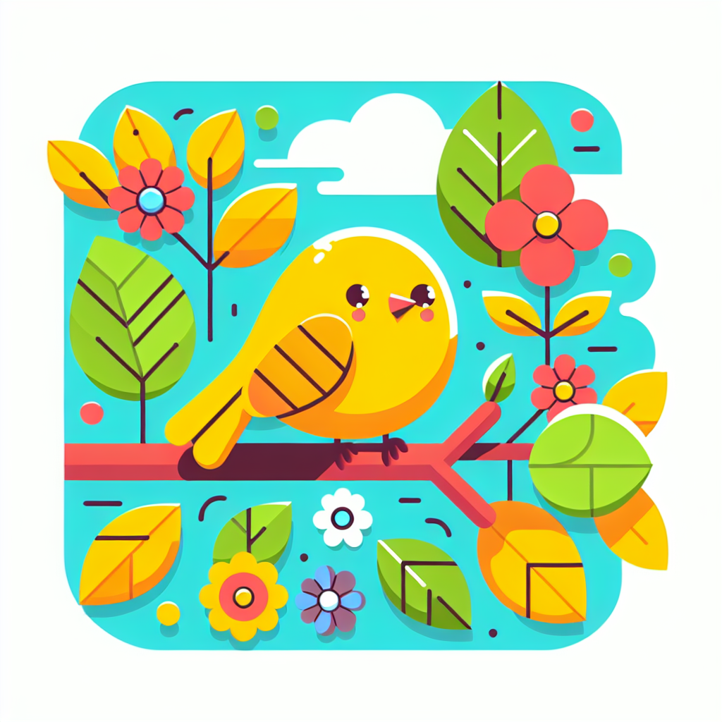 Joyful Singing Bird Paint By Diamond