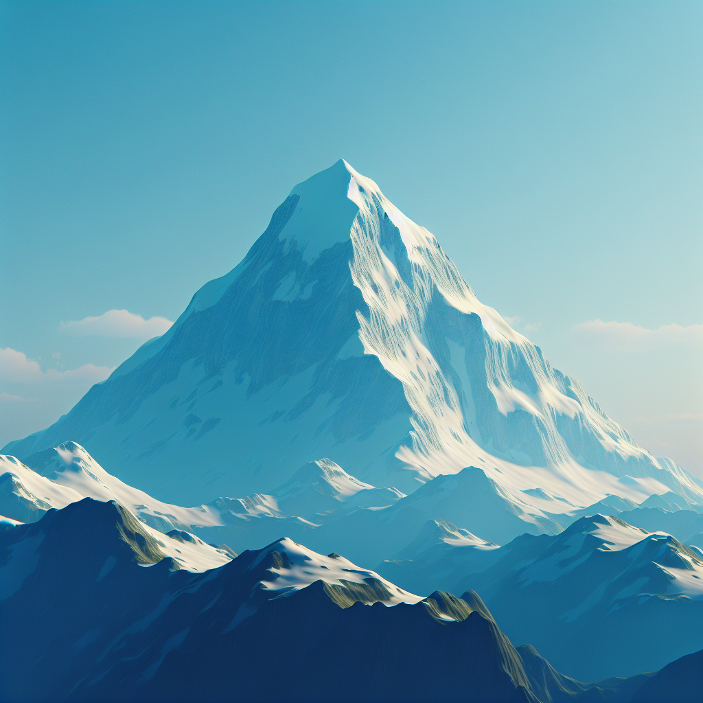 Snowy Peak Painting By Diamonds Kit