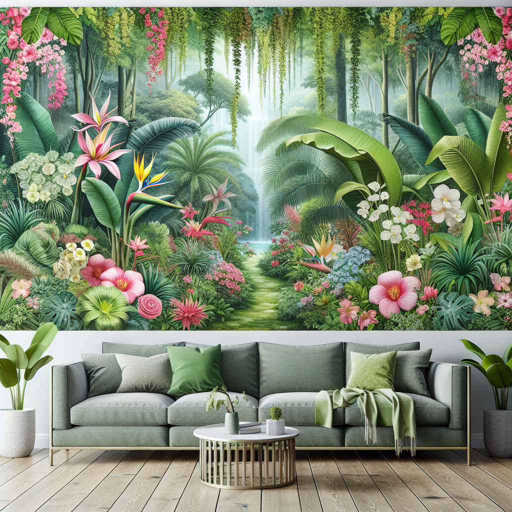Lush Tropical Forest Diamond Painting