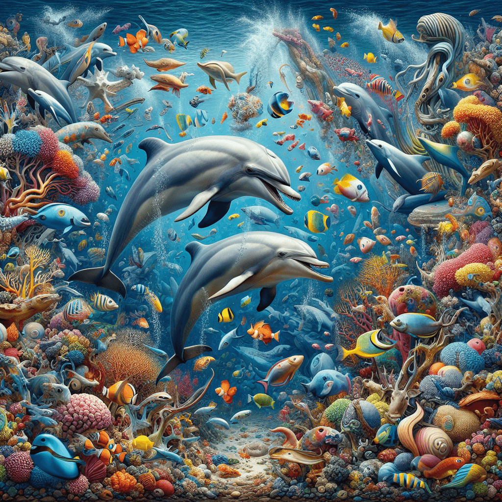 Whimsical Ocean Adventure Painting By Diamonds Kit