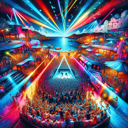 Ibiza Closing Parties - Ibiza Painting Diamond Kit