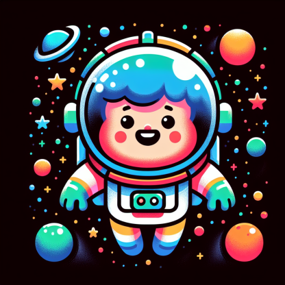 Happy Space Explorer Paint By Diamonds Art