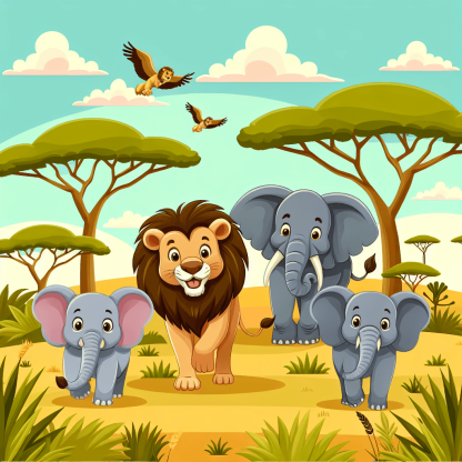 Safari Explorers Diamond Painting
