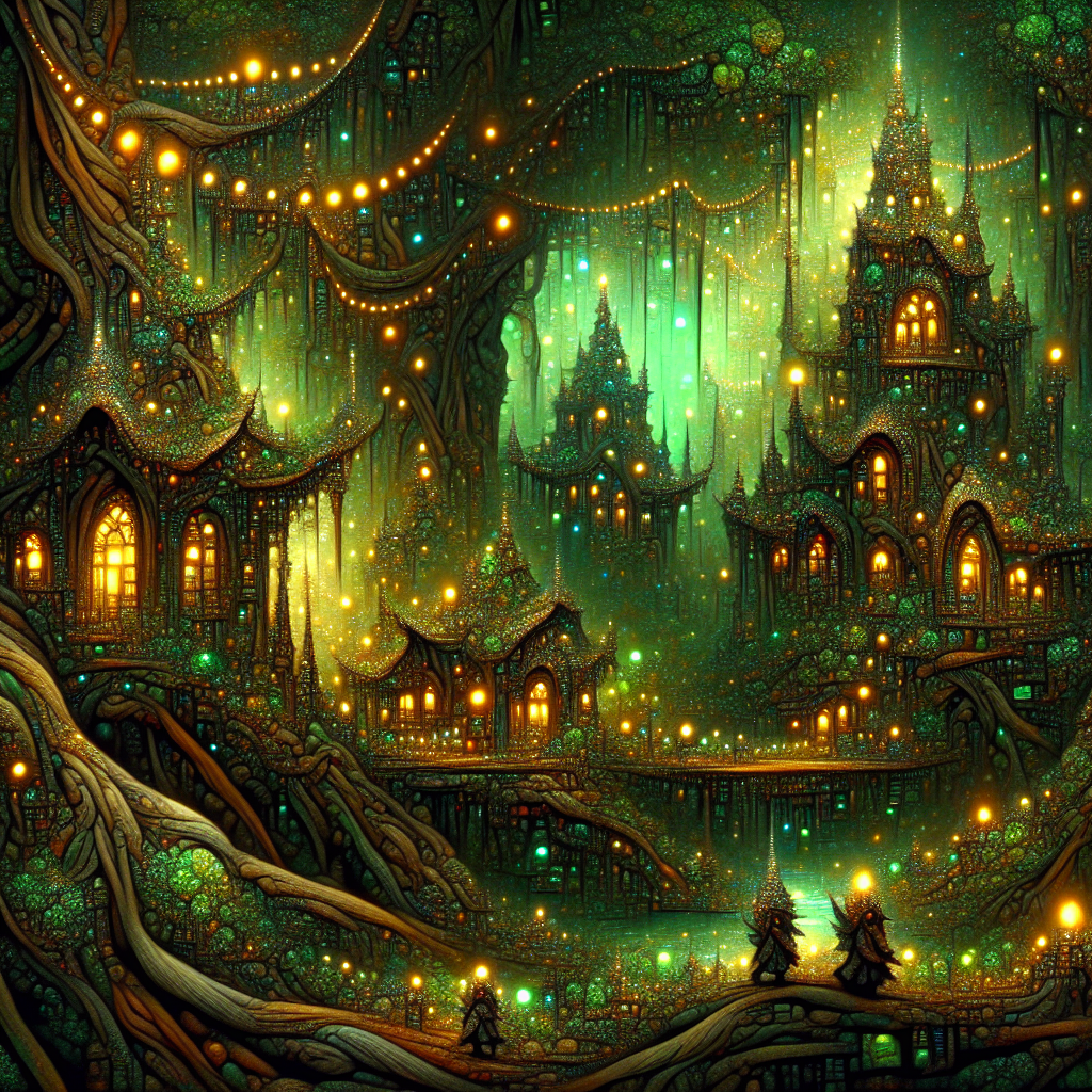 Forest Elf Kingdom DIY Paint By Diamonds