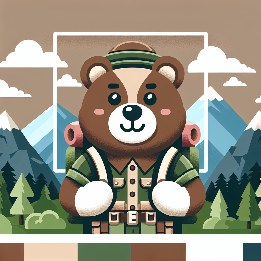 Adventure Bear Expedition Paint By Diamonds