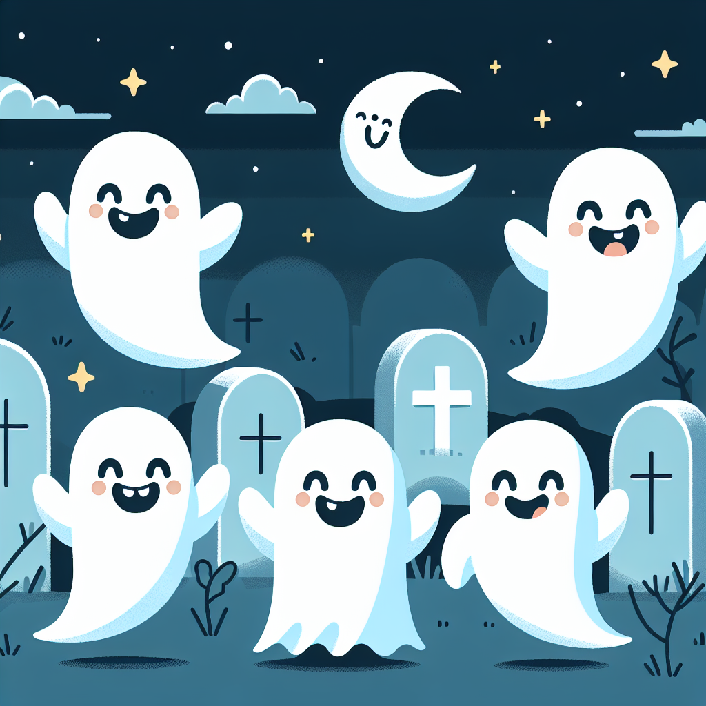 Giggling Ghosts Night Painting Diamond Kit