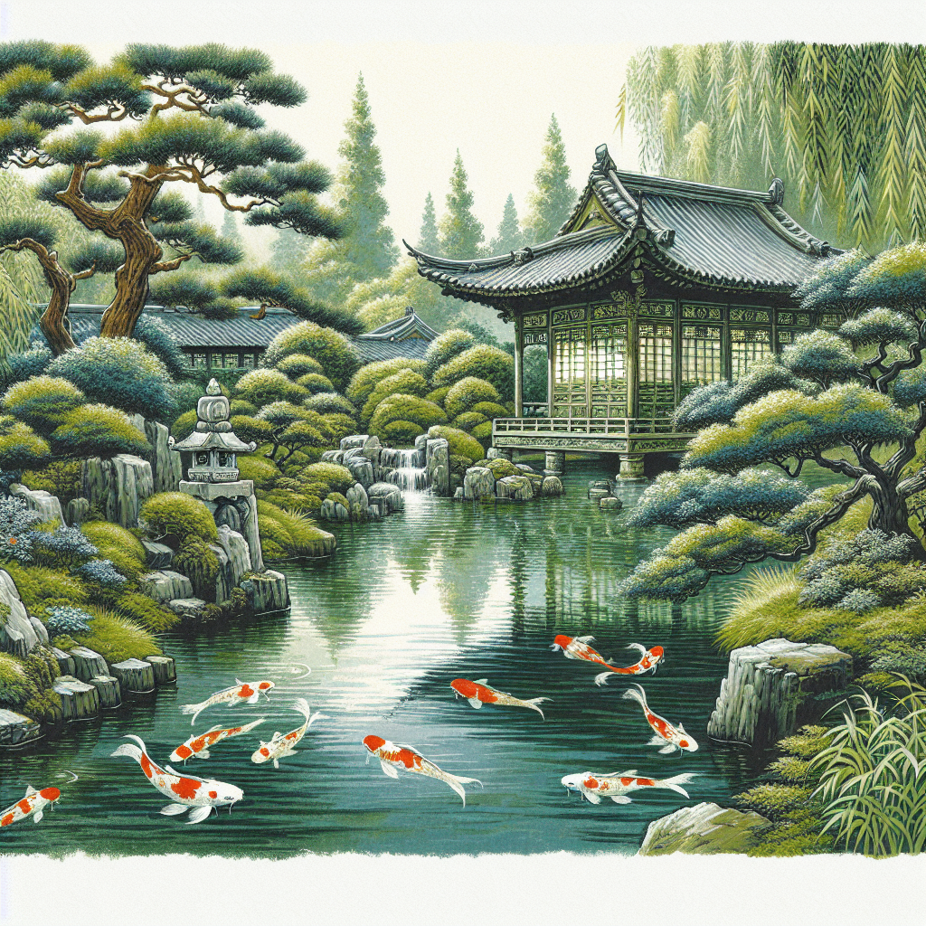 Mystical Asian Garden Paint By Diamond