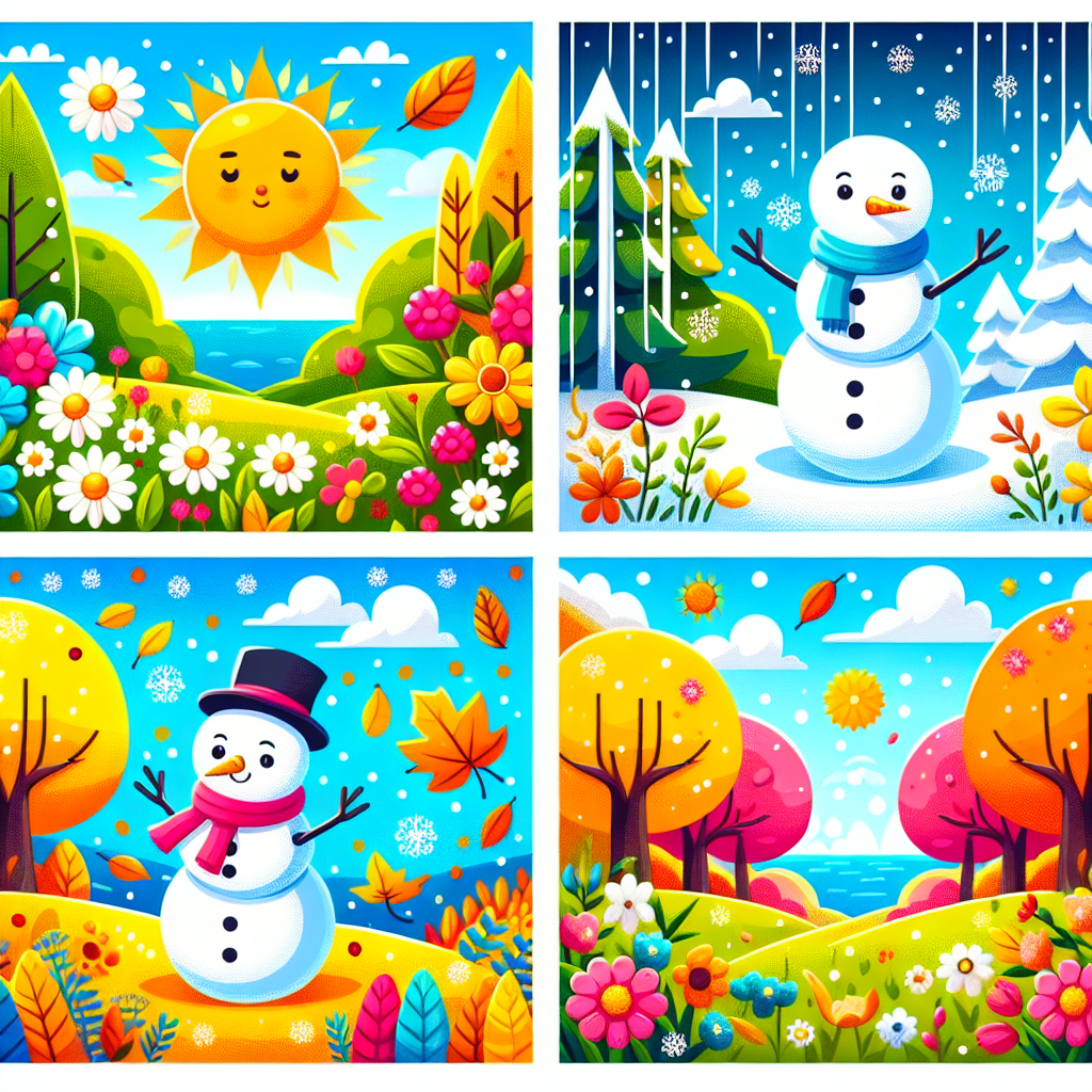 Charming Seasonal Scenes Diamond Painting