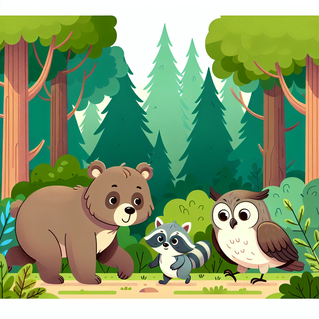Friendly Forest Adventure Painting Diamond Kit