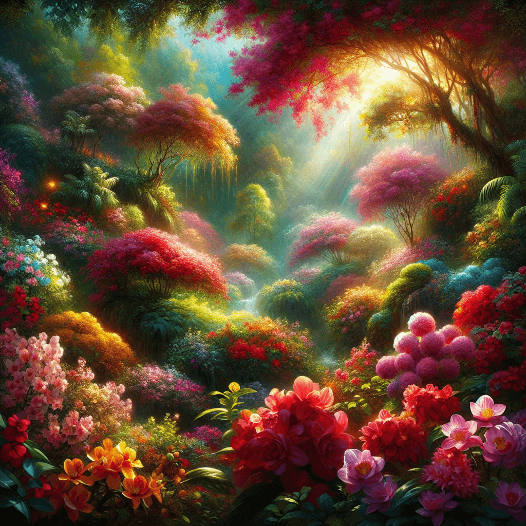 Radiant Springtime Blooms Painting By Diamonds Kit