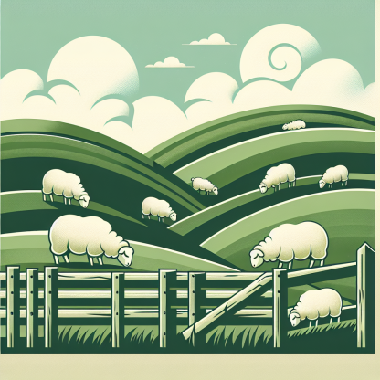 Pastoral Bliss Landscape Paint By Diamonds