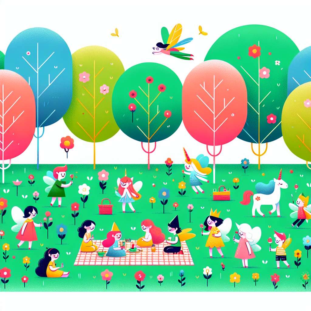 Fantasy Forest Picnic Diamond Painting