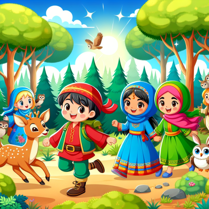 Adventurous Forest Quest Painting By Diamonds Kit