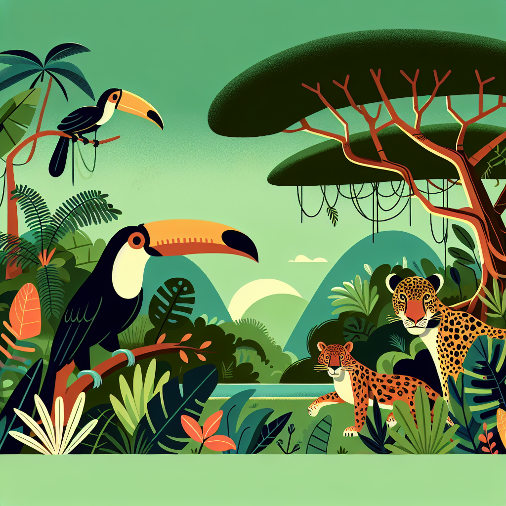 Radiant Rainforest Rally Painting Diamond Kit