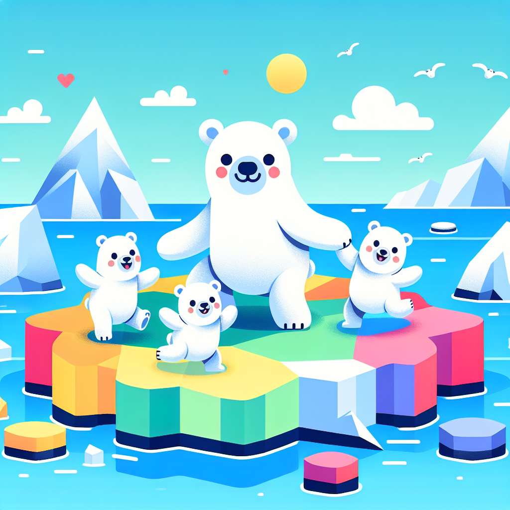 Artic Polar Bear Adventure Painting Diamond Kit