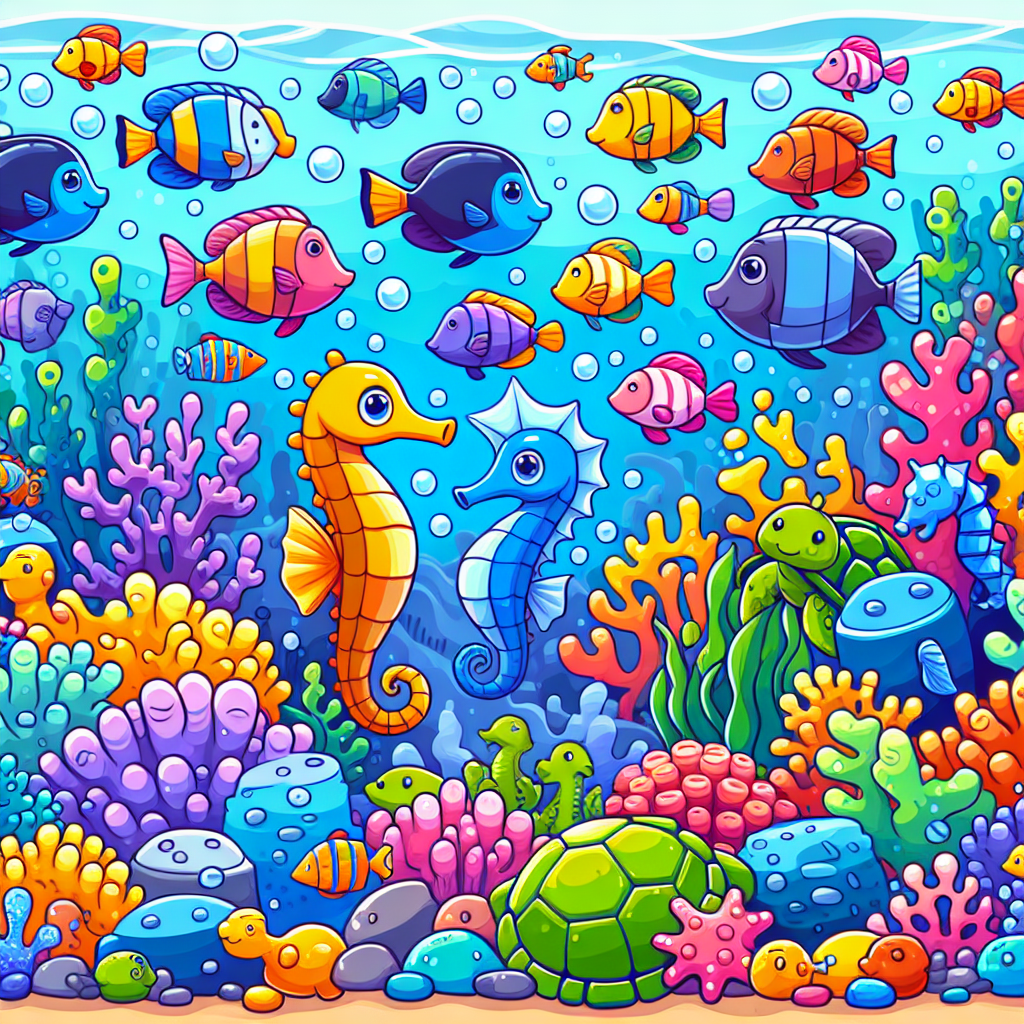 Ocean Life Adventure Paint By Color