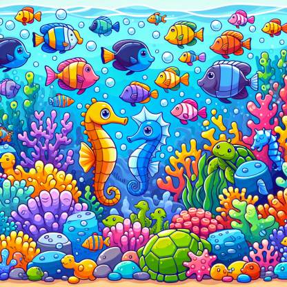 Ocean Life Adventure Paint By Color