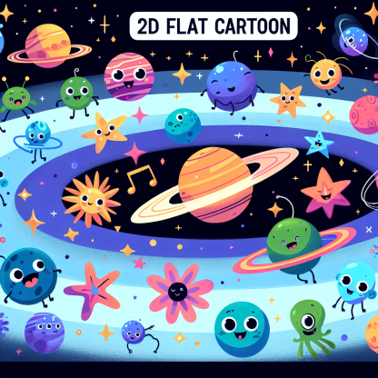 Outer Space Oddities Paint By Color