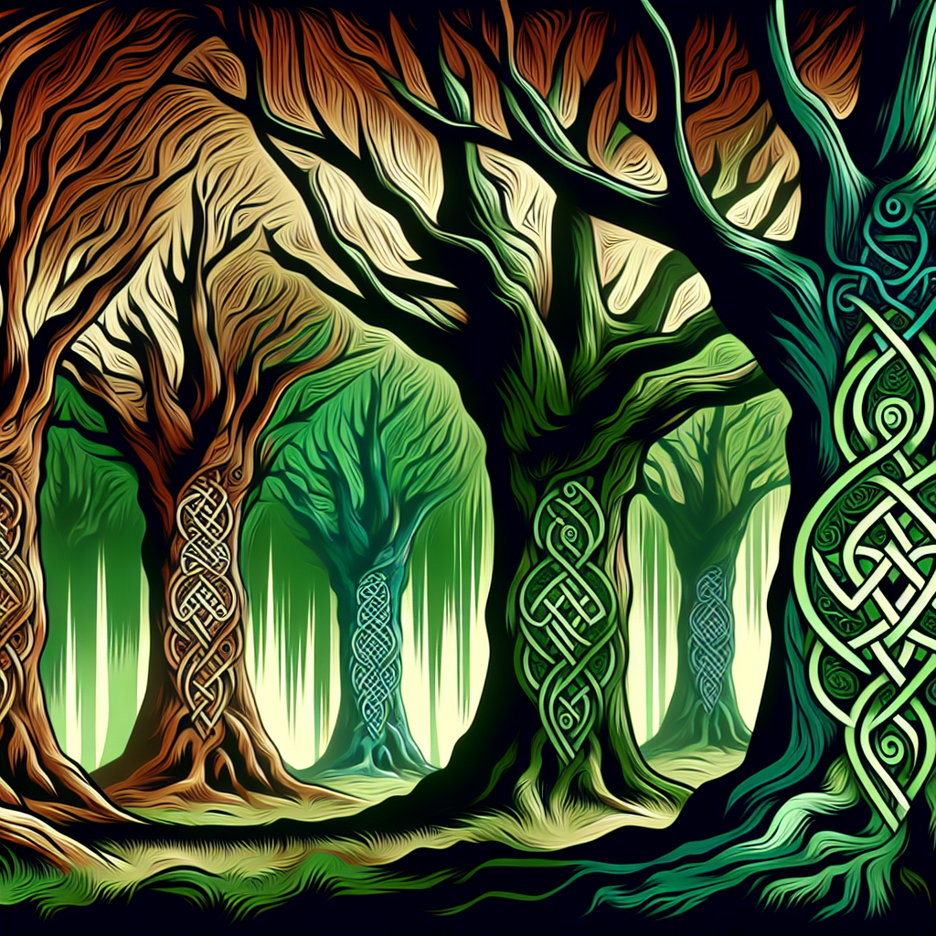 Celtic Forest Legend Painting Diamond Kit