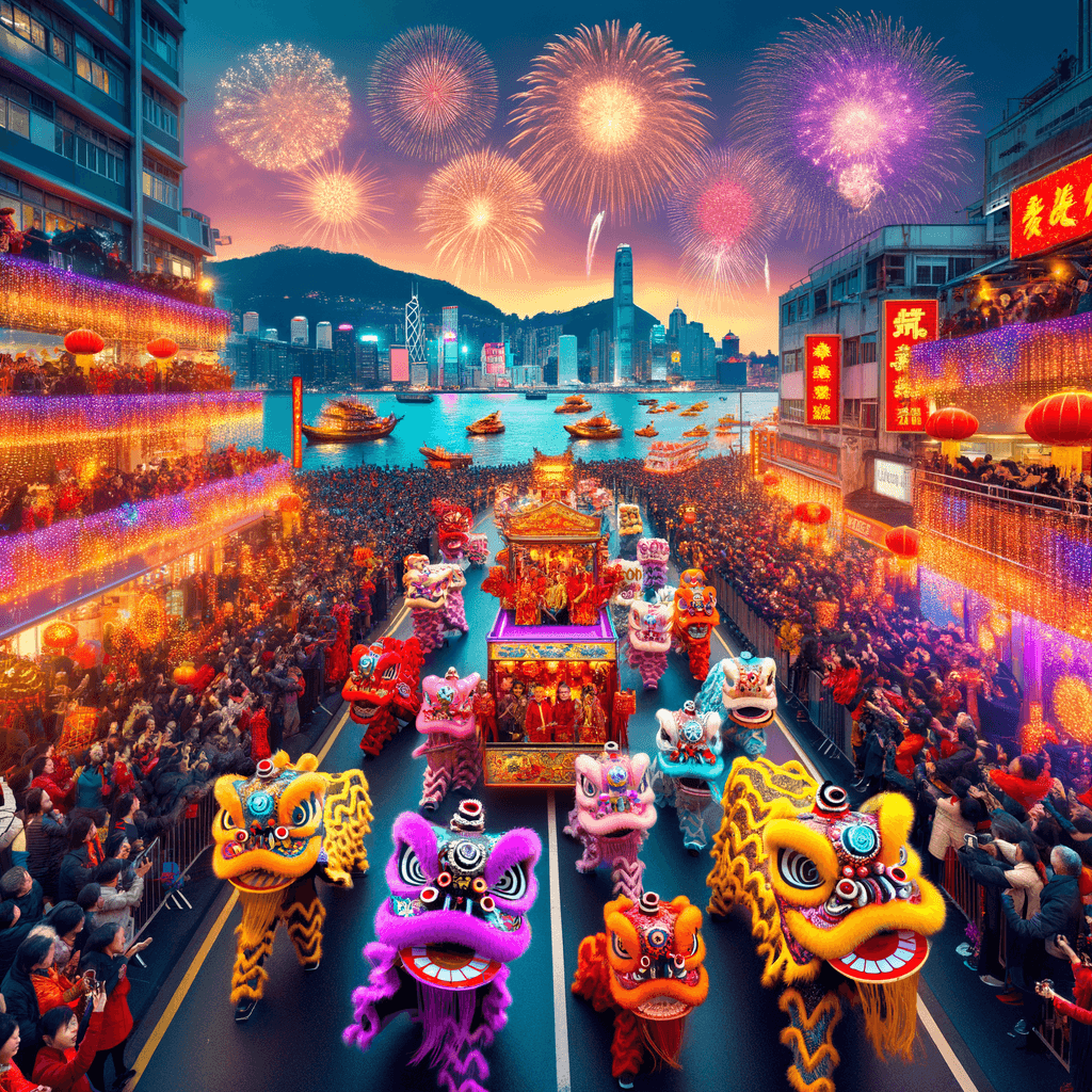 Lunar New Year Parade - Hong Kong Diamonded Painting Kits