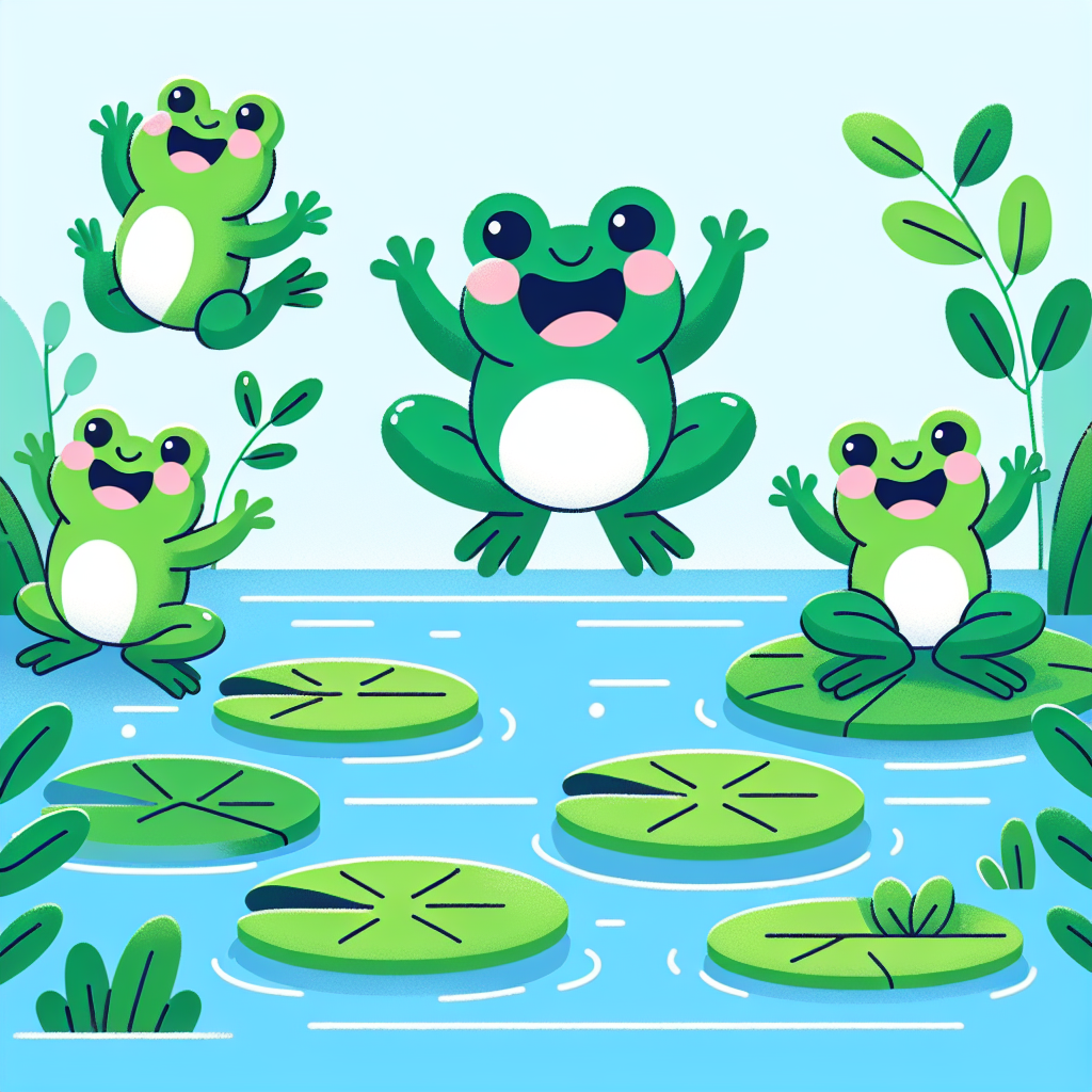 Froggy Pond Party Paint By Diamonds Art