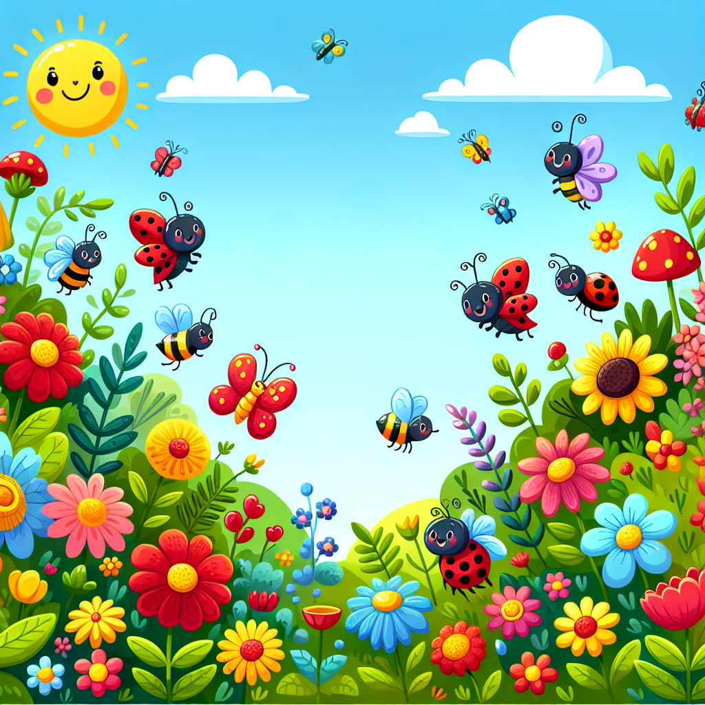 Lively Garden Creatures Paint By Diamonds Art