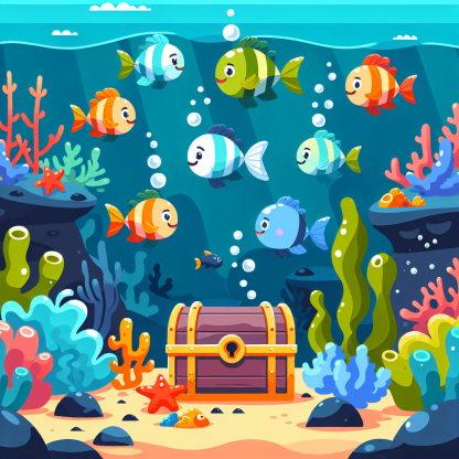 Deep Sea Adventure Paint By Color