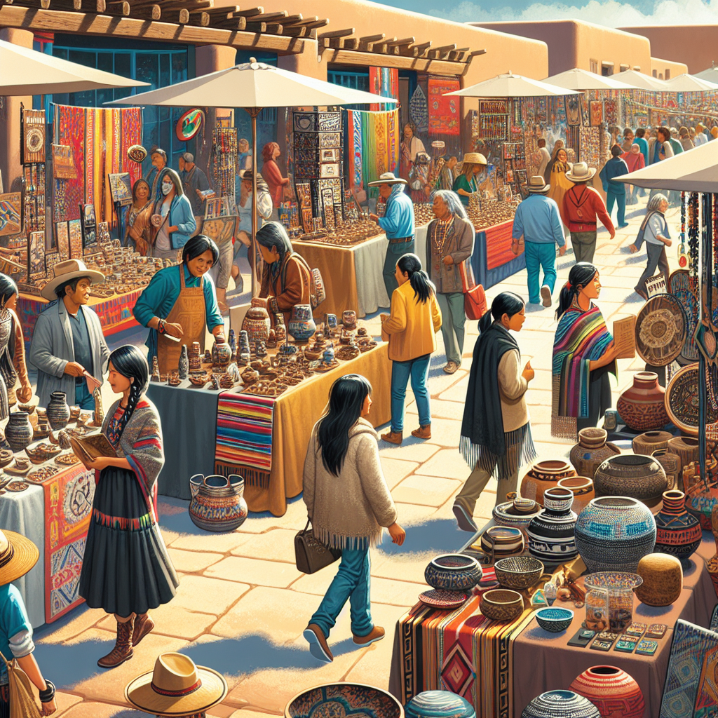 Santa Fe Indian Market - New Mexico Paint By Diamond