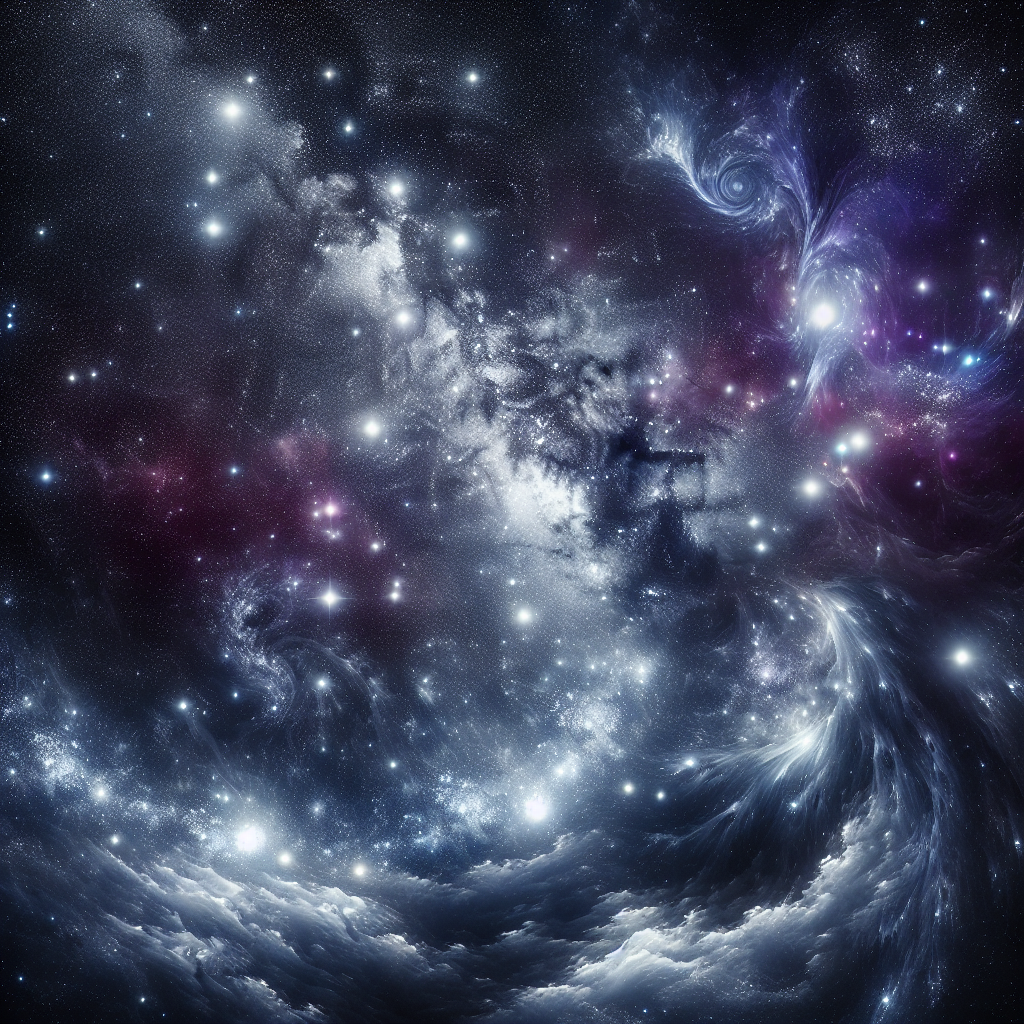 Galactic Starry Nightscape Painting Diamond Kit