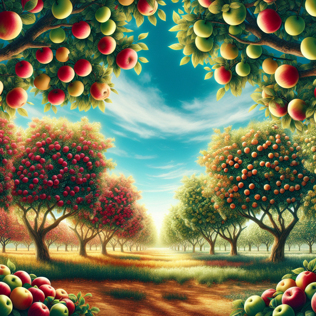 Bountiful Orchard Delight Painting By Diamonds Kit