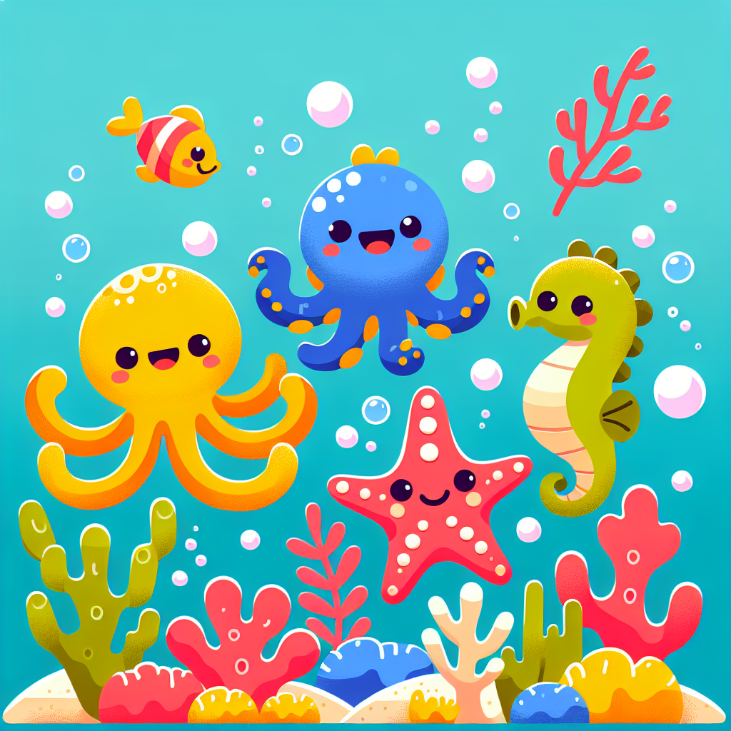 Underwater Adventure Friends Paint By Diamond