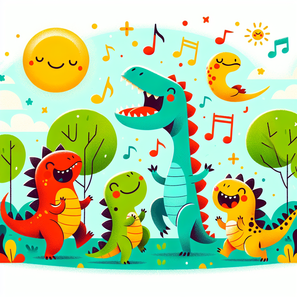Funky Dinosaur Dance Party Diamonded Painting Kits