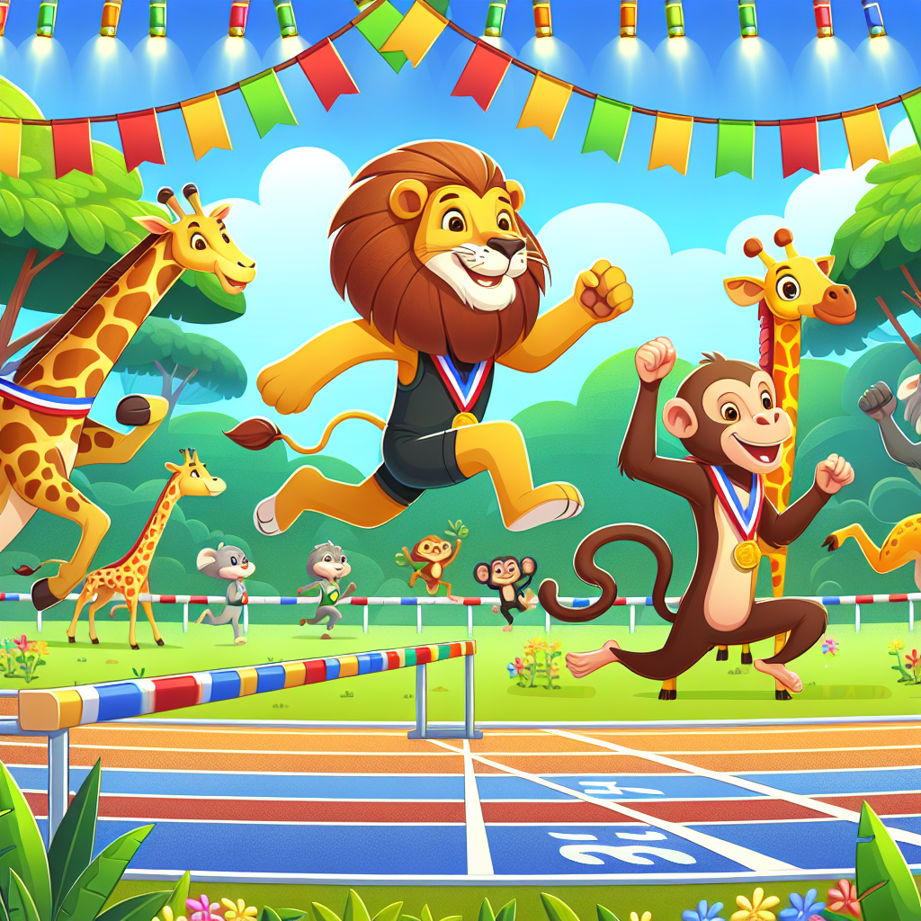 Jungle Animal Sports Day Paint By Diamonds