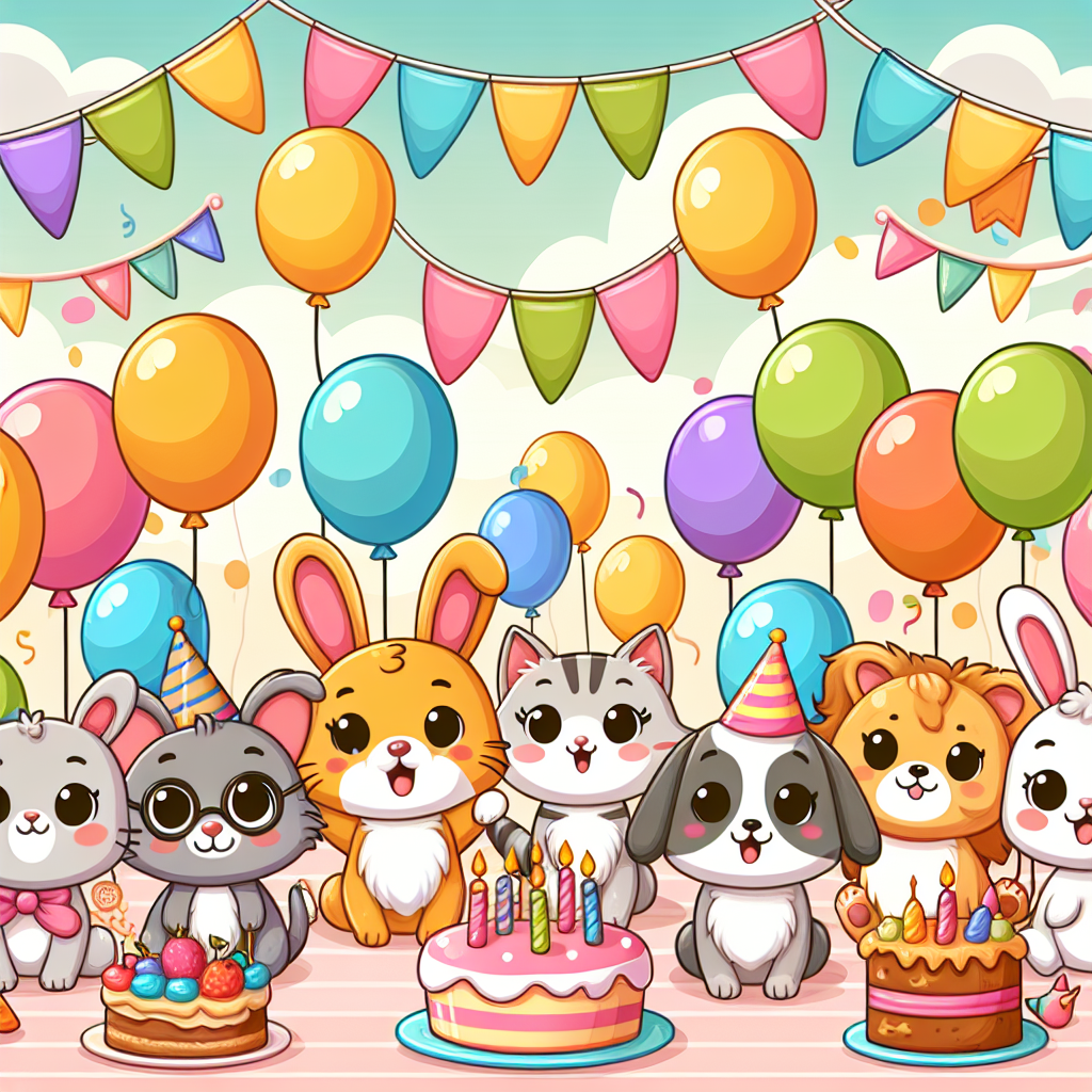 Colorful Critter Party Paint By Color